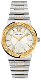 Versace VEVH00620 Greca Logo dameshorloge 38 mm, Sieraden, Tassen en Uiterlijk, Horloges | Dames, Overige merken, Staal, Verzenden