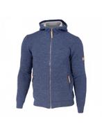 Ivanhoe vest Morel Hood Male voor heren van wol - Denim B..., Kleding | Heren, Truien en Vesten, Verzenden, Nieuw, Blauw