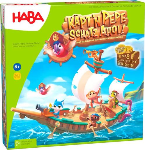 HABA Spel Kapitein Pepe, Schat der  van €39,99 voor €27,99, Hobby en Vrije tijd, Gezelschapsspellen | Bordspellen, Ophalen of Verzenden