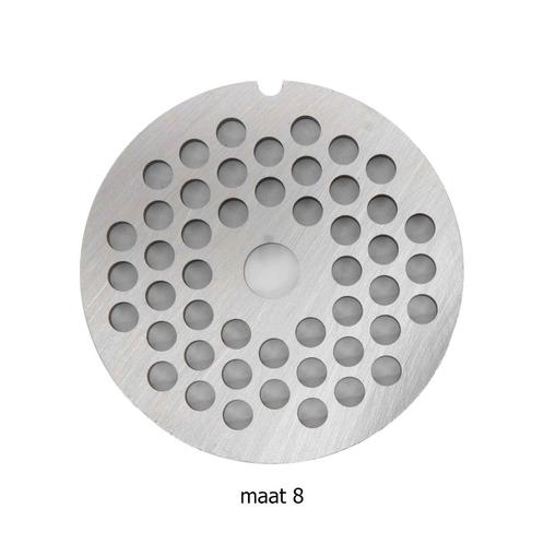 HCB Plaat gehaktmolen - maat 8 - 5 mm - RVS, Zakelijke goederen, Horeca | Keukenapparatuur, Nieuw in verpakking, Bakkerij en Slagerij