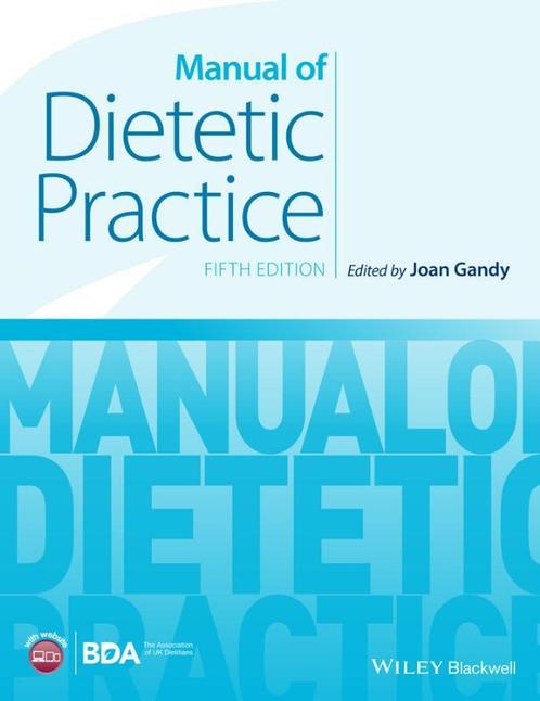 Manual of Dietetic Practice 9780470656228, Boeken, Studieboeken en Cursussen, Zo goed als nieuw, Verzenden