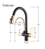 Keukenkraan Waterfilter Dubbele Hendel Mengkraan, Verzenden, Nieuw