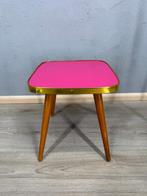 Plantentafel - Hout - Formica bijzettafel, Antiek en Kunst