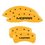 MGP 4 Caliper Covers Engraved Front & Rear MOPAR Yellow, Auto-onderdelen, Ophalen of Verzenden, Nieuw