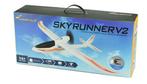 RC vliegtuig Skyrunner V2 2,4Ghz 3-ch zweefvliegtuig RTF, Hobby en Vrije tijd, Nieuw, Verzenden