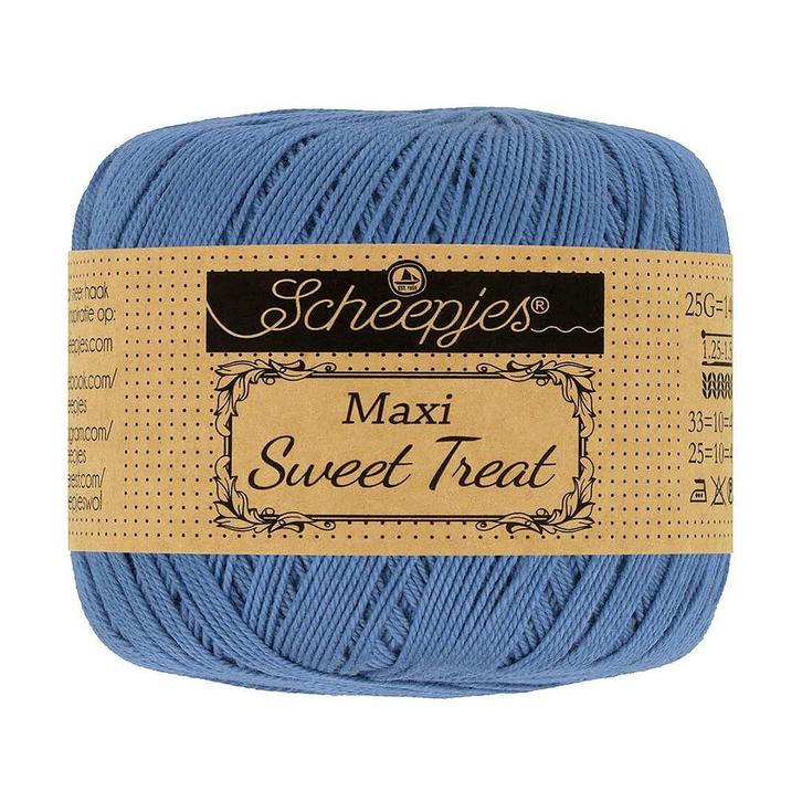 Scheepjes Maxi Sweet Treat - 261 capri blue - Gemercerisee, Hobby en Vrije tijd, Breien en Haken, Ophalen of Verzenden