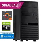 PC voor Foto- en 4K Videobewerking -  Ryzen 7 en Desktop PC, Nieuw