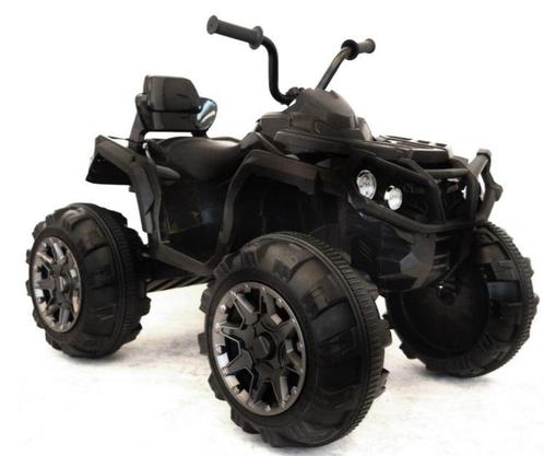 Kinder Quad 12v zwart, 2.4ghz RCg + FM radio, leder, NIEUW!!, Kinderen en Baby's, Speelgoed | Buiten | Accuvoertuigen, Nieuw, Ophalen of Verzenden