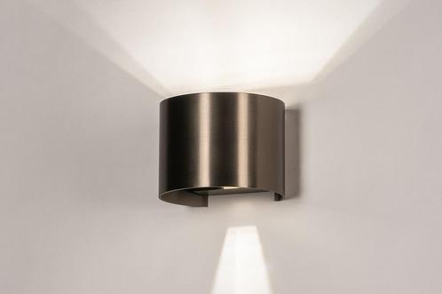 Rietveld Wandlampen - Bruin - Aluminium, Huis en Inrichting, Lampen | Wandlampen, Verzenden