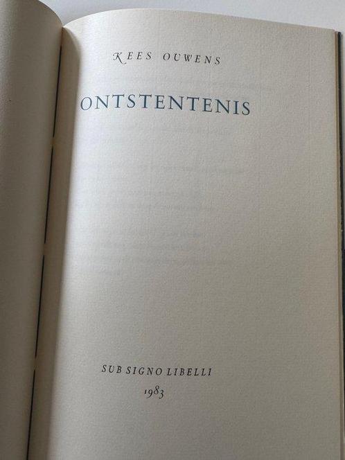 Kees Ouwens - Lot met 3 bibliofiele uitgaven - 1983-2000, Antiek en Kunst, Antiek | Boeken en Bijbels