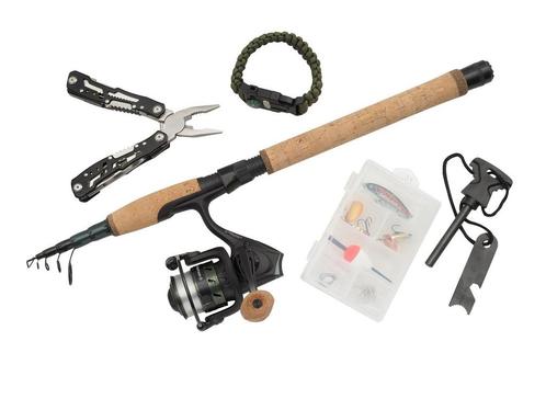 Abu Garcia Diplomat Wilderness Survival Tele Combo 2.13m, Watersport en Boten, Hengelsport | Algemeen, Nieuw, Verzenden