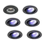 Ledisons LED-inbouwspot Vivaro zwart 5W IP54 RGBWW Zigbee, Nieuw