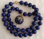 Halsketting - 18 karaat Geel goud - Lapis Lazuli, Wereldbol, Sieraden, Tassen en Uiterlijk, Kettingen, Nieuw
