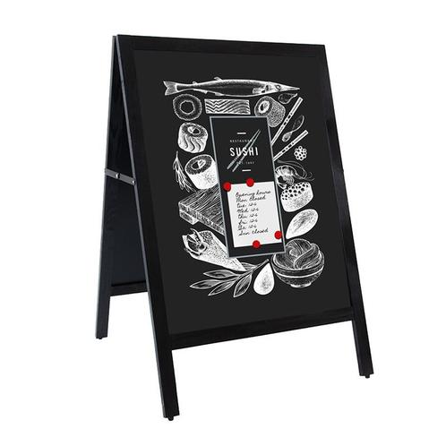 Magnetisch Krijtstoepbord Zwart 59x78 cm, Zakelijke goederen, Kantoor en Winkelinrichting | Kantoormeubilair en Inrichting
