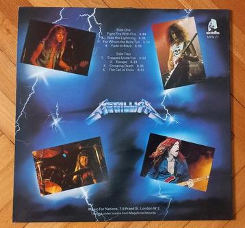 Metallica - Ride The Lightning - Enkele vinylplaat - Stereo beschikbaar voor biedingen