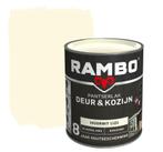 Rambo Pantserlak Deur en Kozijn Ivoorwit 0.75L, Doe-het-zelf en Verbouw, Verf, Beits en Lak, Verzenden, Wit, Nieuw, Lak