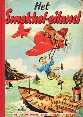 Pinkie Pienter - Het smokkel-eiland  - 1957, Boeken, Stripboeken, Zo goed als nieuw, Eén stripboek, Verzenden