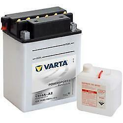 Varta YB14A-A2 Powersports Freshpack Accu 12V 14Ah 134x89x17, Motoren, Onderdelen | Overige, Verzenden