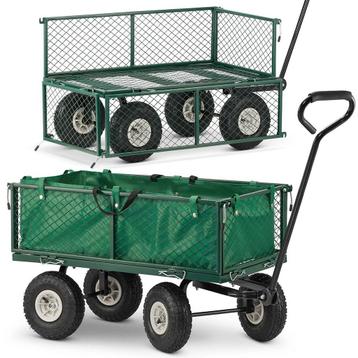 Opvouwbare Tuinkar - 450 kg Draagvermogen - Luchtbanden -... beschikbaar voor biedingen