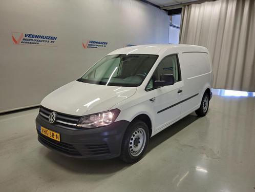 Volkswagen Caddy 2.0TDI L2/H1 Maxi Euro 6!, Auto's, Bestelauto's, Onderhoudsboekje, Lease, Handgeschakeld, Wit, Financial lease