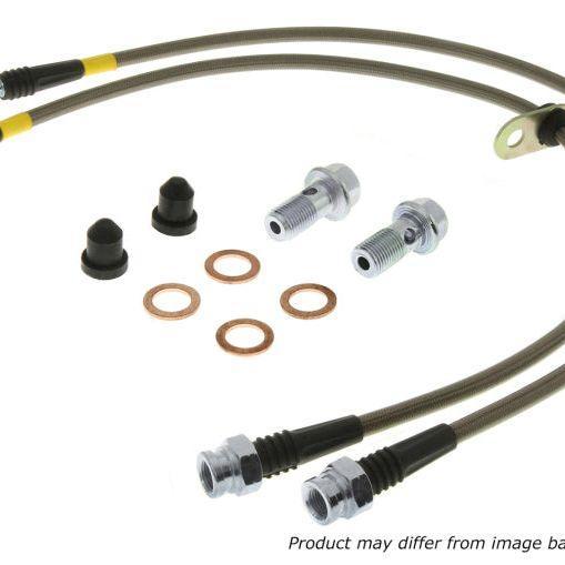 StopTech 08-10 EVO X AWD Stainless Steel Front Brake Lines -, Auto-onderdelen, Remmen en Aandrijving, Ophalen of Verzenden