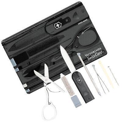 Victorinox SwissCard Classic Onyx Translucent – 10-in-1 Mult, Boeken, Hobby en Vrije tijd, Nieuw, Verzenden