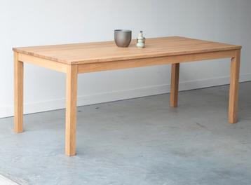 Eettafel eikenhout nieuw rechthoekige eettafel beschikbaar voor biedingen