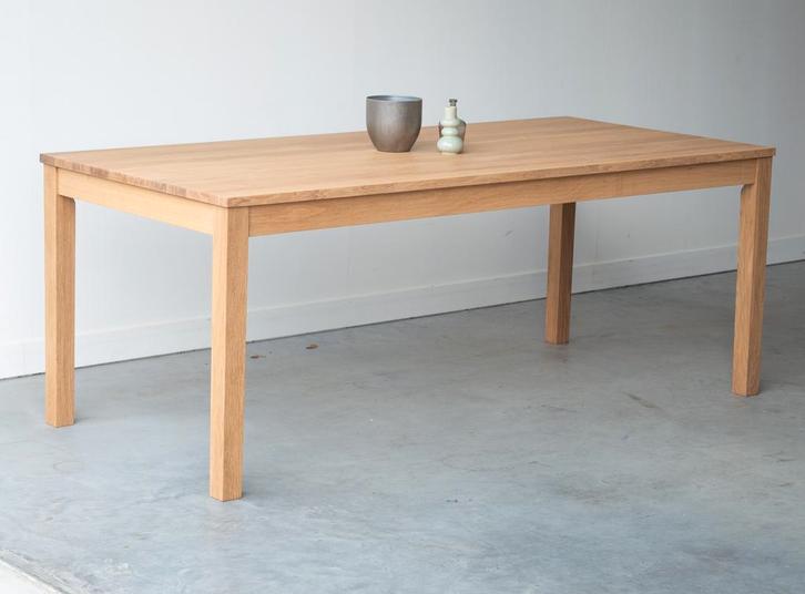 Eettafel eikenhout nieuw rechthoekige eettafel, Huis en Inrichting, Tafels | Eettafels, 50 tot 100 cm, 150 tot 200 cm, Rechthoekig