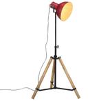 vidaXL Vloerlamp 25 W E27 75x75x90-150 cm verweerd rood, Huis en Inrichting, Lampen | Overige, Verzenden, Nieuw