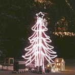 vidaXL Kerstfiguur kerstboom met warmwitte LEDs 87x87x93 cm, Verzenden, Nieuw