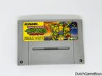 Super Famicom - Teenage Mutant Ninja Turtles - Turtles In Ti, Spelcomputers en Games, Games | Nintendo Super NES, Verzenden, Gebruikt