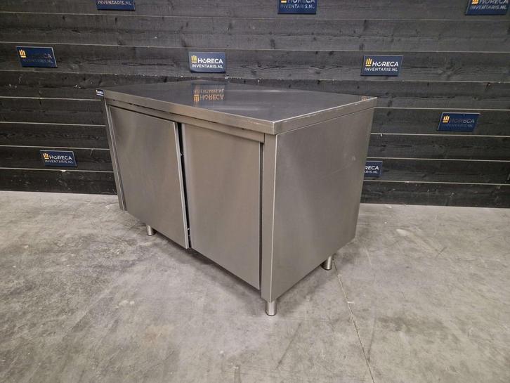 Werktafel | werkkast | RVS | 120cm, Zakelijke goederen, Horeca | Keukenapparatuur, Gebruikt, RVS Meubilair