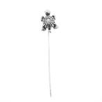 Zilveren broche pin | Schildpad