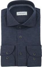 Profuomo Overhemd Flanel Donkerblauw maat 40 Heren, Kleding | Heren, Overhemden, Verzenden, Nieuw, Blauw, Profuomo
