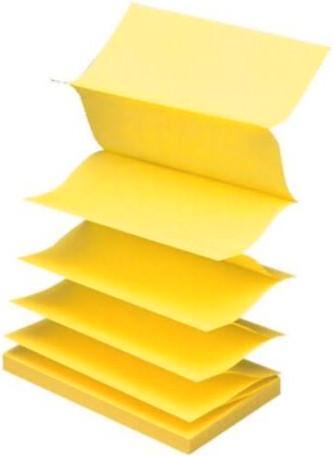 Post-it Z-notes memoblok 127x76mm geel (100 vel), Diversen, Papierwaren, Nieuw, Verzenden