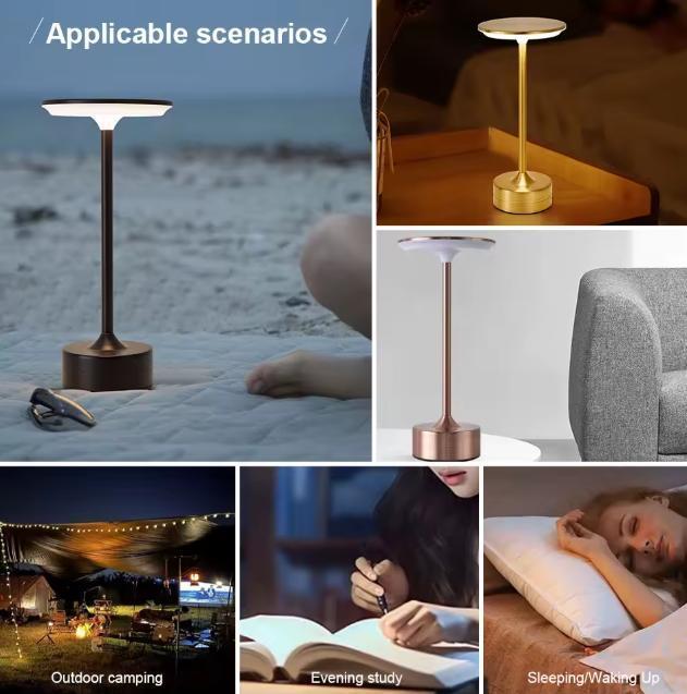 LED Tafellamp –Draagbaar Nachtlampje met Touch en USB Oplaad, Huis en Inrichting, Lampen | Tafellampen, Nieuw, Verzenden