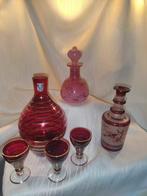 Parfumfles (6) - Opaline glas - Antieke glaswaren uit, Antiek en Kunst