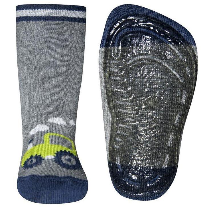 Antislipsok grijs met tractor-31/34 NIEUW, Kinderen en Baby's, Kinderkleding | Schoenen en Sokken, Jongen, Nieuw, Ophalen of Verzenden