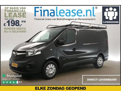 Opel Vivaro 1.6 CDTI L1H1 Airco Cruise Navi Trekhaak €198pm, Auto's, Bestelauto's, Lease, Handgeschakeld, Diesel, Opel, Zwart