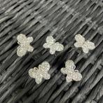 PaCaZa - Zilverkleurige Hairpins met Vlinder en Diamantje..., Nieuw, Ophalen of Verzenden