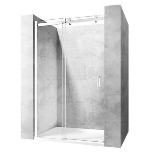 REA Tweedelige schuifdouchedeur - 120x190 cm - gehard gla..., Doe-het-zelf en Verbouw, Sanitair, Nieuw, Ophalen of Verzenden