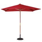 Parasol - vierkant 250cm - rood, Verzenden, Nieuw in verpakking