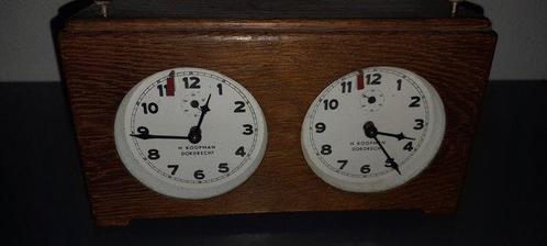 Schaakspel - koopman 1949 - Hout, Antiek en Kunst, Curiosa en Brocante