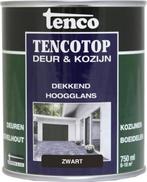 Tencotop Deur & Kozijn Hoogglans - 750ml - Zwart, Verzenden, Nieuw