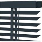 Houten Luxe Jaloezie 50mm - Donkergrijs of Wit  aanbieding, Huis en Inrichting, Stoffering | Gordijnen en Lamellen, 100 tot 150 cm