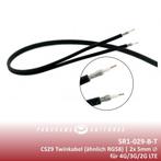 Twin Coax kabel double shielded - SR1-029-B-T (CS29) - 1m., Hobby en Vrije tijd, Elektronica-componenten, Nieuw, Verzenden