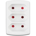 Stopcontact Splitter - Verdeelstekker - Aigi Vonkya - 3680W, Doe-het-zelf en Verbouw, Elektra en Kabels, Ophalen of Verzenden
