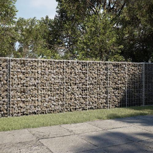vidaXL Schanskorf 300x100x100 cm gegalvaniseerd ijzer, Tuin en Terras, Bloembakken en Plantenbakken, Nieuw, Metaal, Verzenden