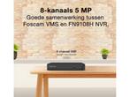 Foscam FN9108H - Netwerk Video Recorder - 8-kanaals 5MP -, Verzenden, Zo goed als nieuw