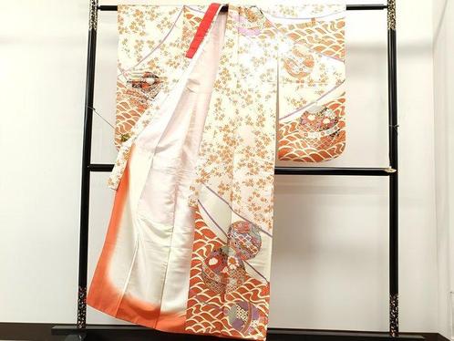 kimono - Elegante kimono met veelbelovende bel- en, Antiek en Kunst, Antiek | Overige Antiek